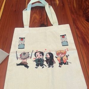 NWT! Anime’ Canvas Tote Bag